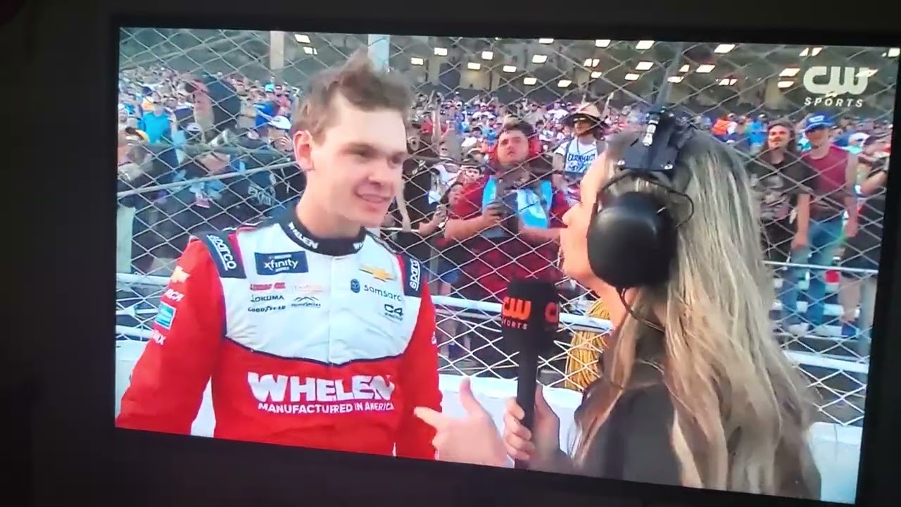 GWC FINISH JESSE LOVE INTERVIEW -2025 NASCAR XFINITY SERIES NORTH CAROLINA EDUCATION LOTTERY 250