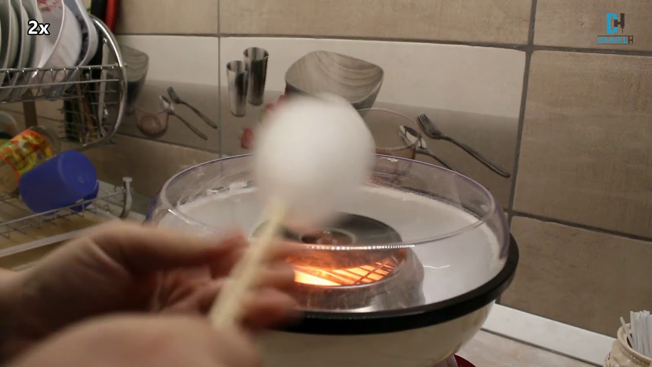 #Lidl Silvercrest&reg; Candy floss - cotton candy making at home machine - test video