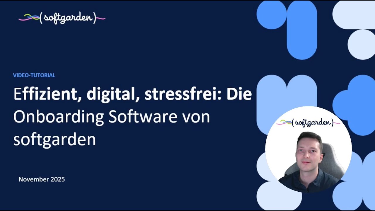 1. Effizient, digital, stressfrei: Die Onboarding Software von softgarden