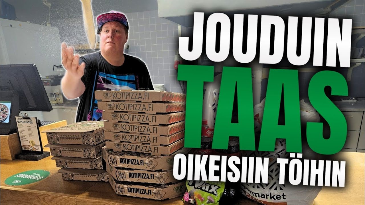 KAUKOSESTA PIZZAN PAISTAJA? | DriftPandaPizza 2.0
