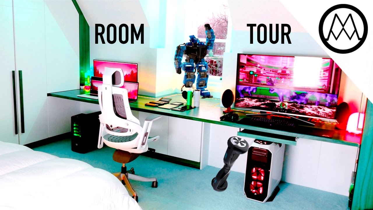 Mind-Blowing $30,000 Gaming Room Tour 2017!
