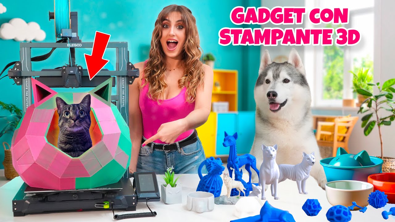 CREO una CUCCIA di LUSSO con la STAMPANTE 3D! 🐶🤑😻 | MARTY E YUKO
