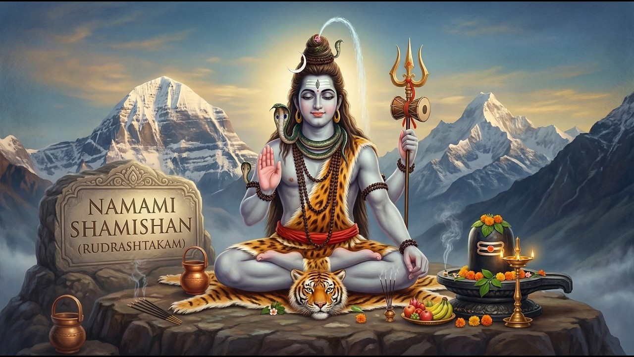 Namami Shamishan Nirvan Roopam | Rudrashtakam | Powerful Shiva Devotional Song | Lord Shiva Bhajan