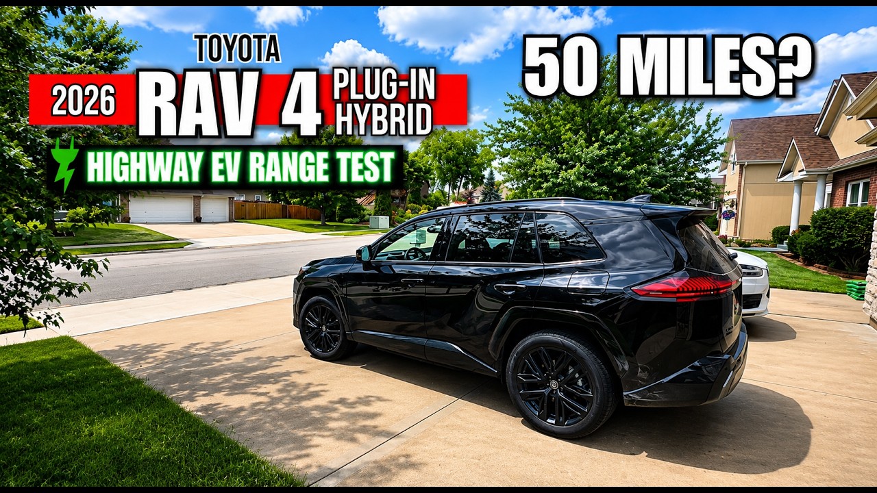 Тест запаса хода Toyota RAV4 Plug-in Hybrid 2026: реальные результаты на шоссе