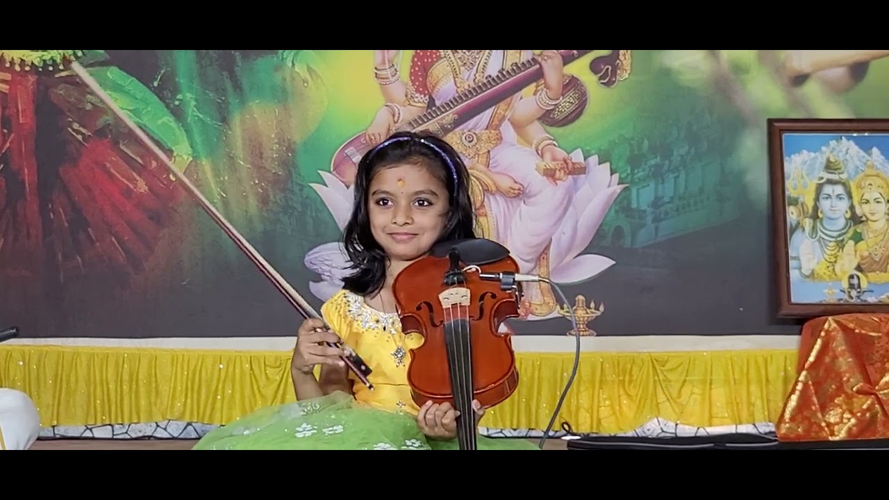 Nagumomu & Jagadhodharana with violin by  ganga(Guru:vidwan sree c.s.Anuroop)