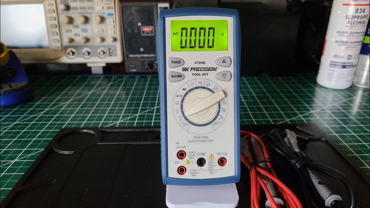 Цифровой мультиметр BK Precision Model 2709B с автоматическим выбором диапазона и измерением исти...