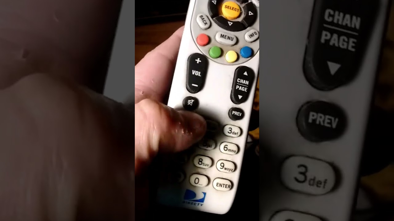 hace esto para configurar tu control de DIRECTV