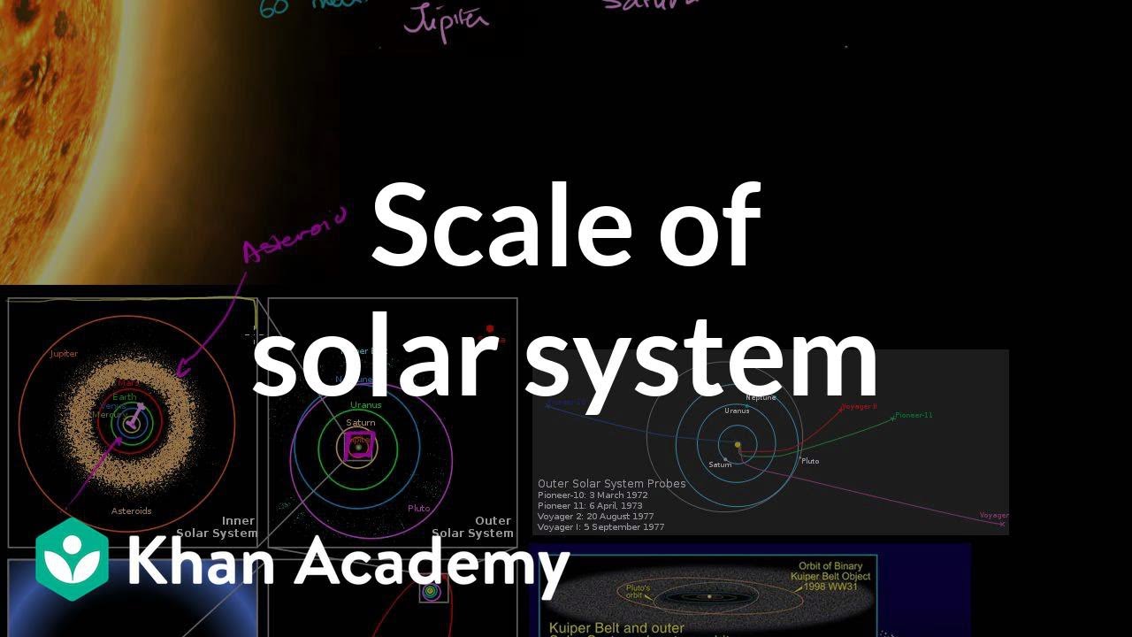 Scale of solar system | Scale of the universe | Cosmology & Astronomy | Khan Academy