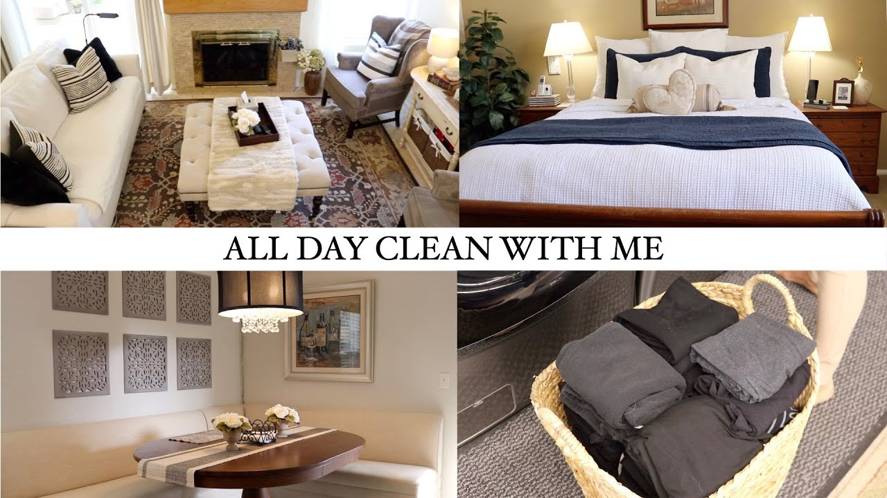 WHOLE HOUSE | CLEANING MOTIVATION | ALL DAY CLEAN WITH ME