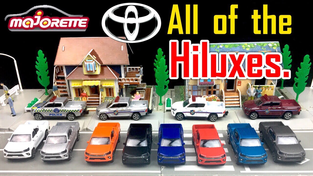 รวมทุกแบบของรถเหล็กกระบะ Toyota Hilux revo Majorette|C2Kun