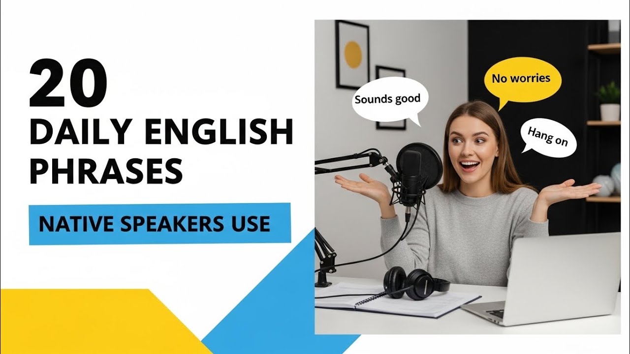 20 Daily English Phrases Native Speakers Use | English speaking and Listening Practice Podcast 🎧 