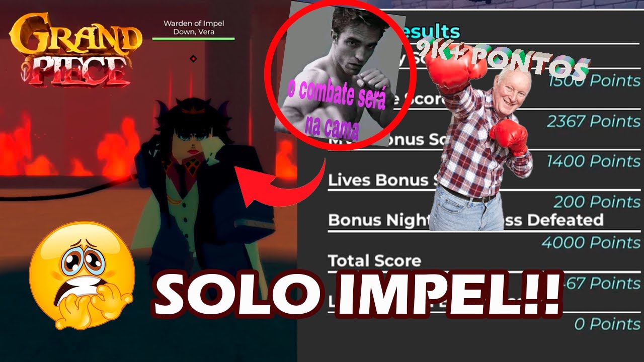 [GPO] SOLANDO IMPEL DOWN NIGHTMARE NO ATAQUE BÁSICO!!!