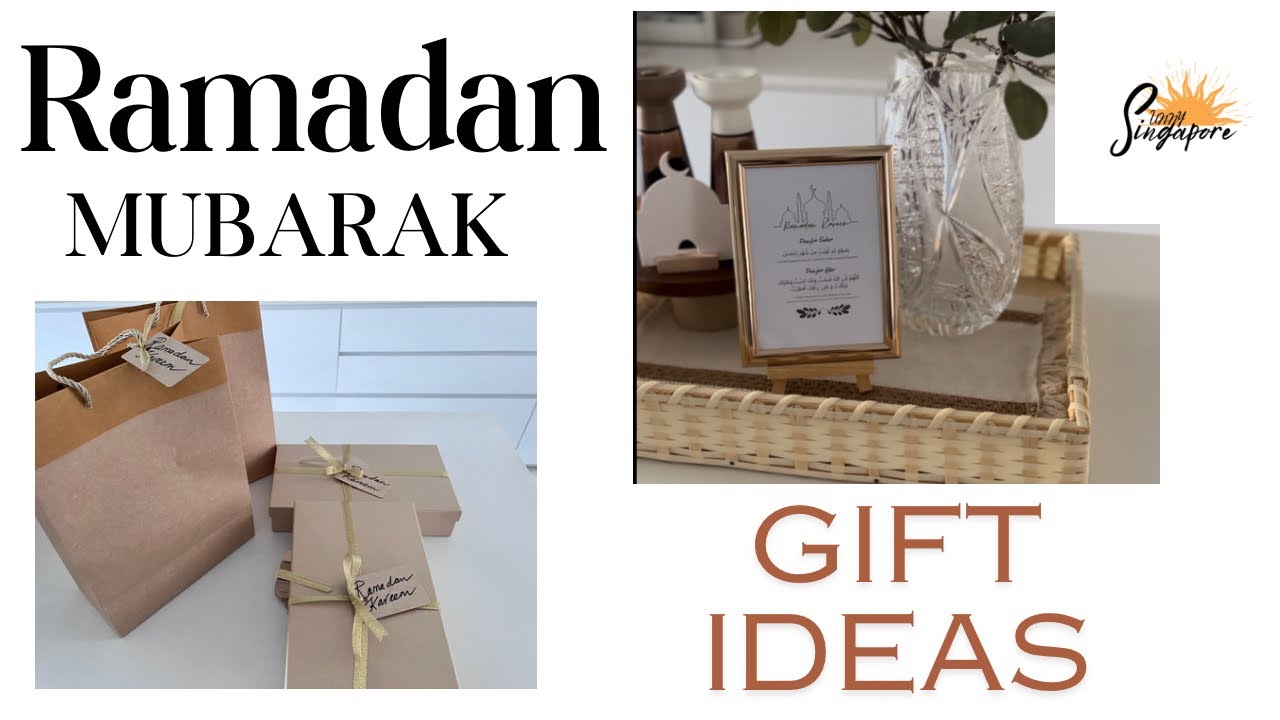 Ramadan Gift Ideas for family friends & neighbours on a Budget . Using mostly Daiso items.