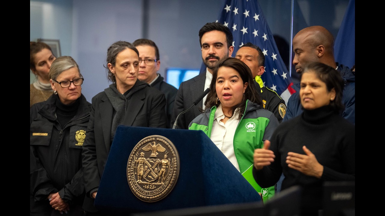 Mayor Mamdani Holds Press Conference to Provide Weather Updates