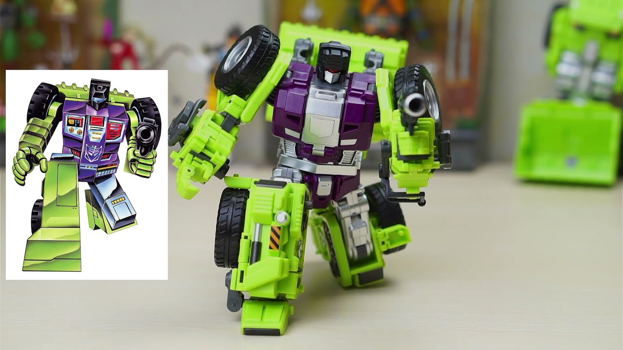 Jinbao Scrapper and Mixmaster Review,  Oversized KO of Generation Toys Gravity Builder