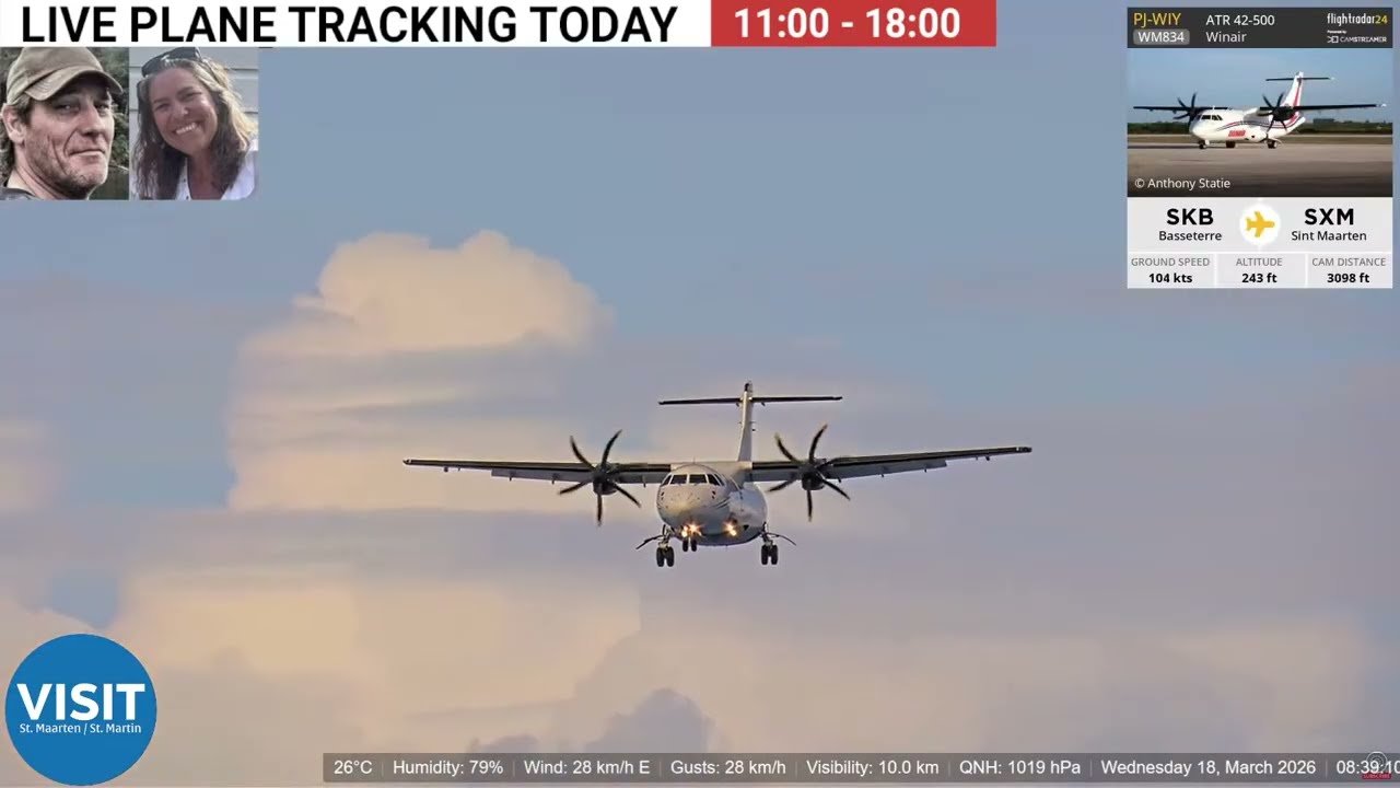 LIVE SXM Airport March 18 ✈️ -  Maho Beach Sint Maarten