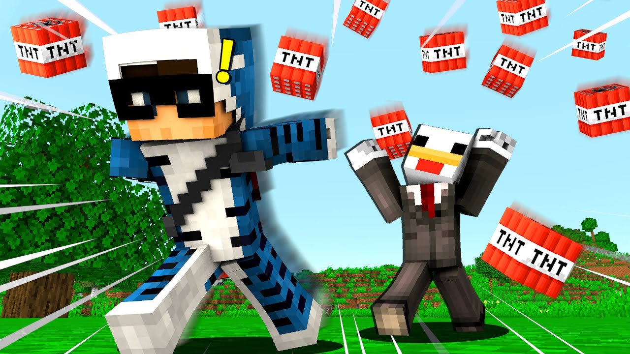 SOPRAVVIVIAMO ALLA PIOGGIA DI TNT SU MINECRAFT - ITA