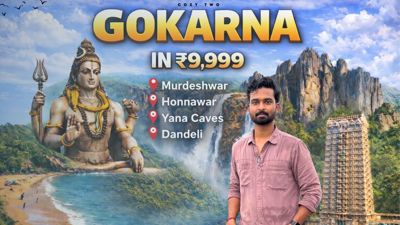 Gokarna Surprised Us! | Hyderabad to Gokarna Road Trip | Gokarna Travel Vlog