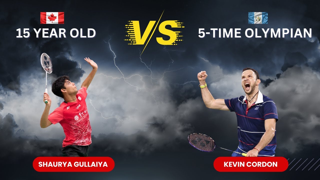 Shaurya Gullaiya (Canada) vs Kevin Cordon (Guatemala) ; MS Semifinal