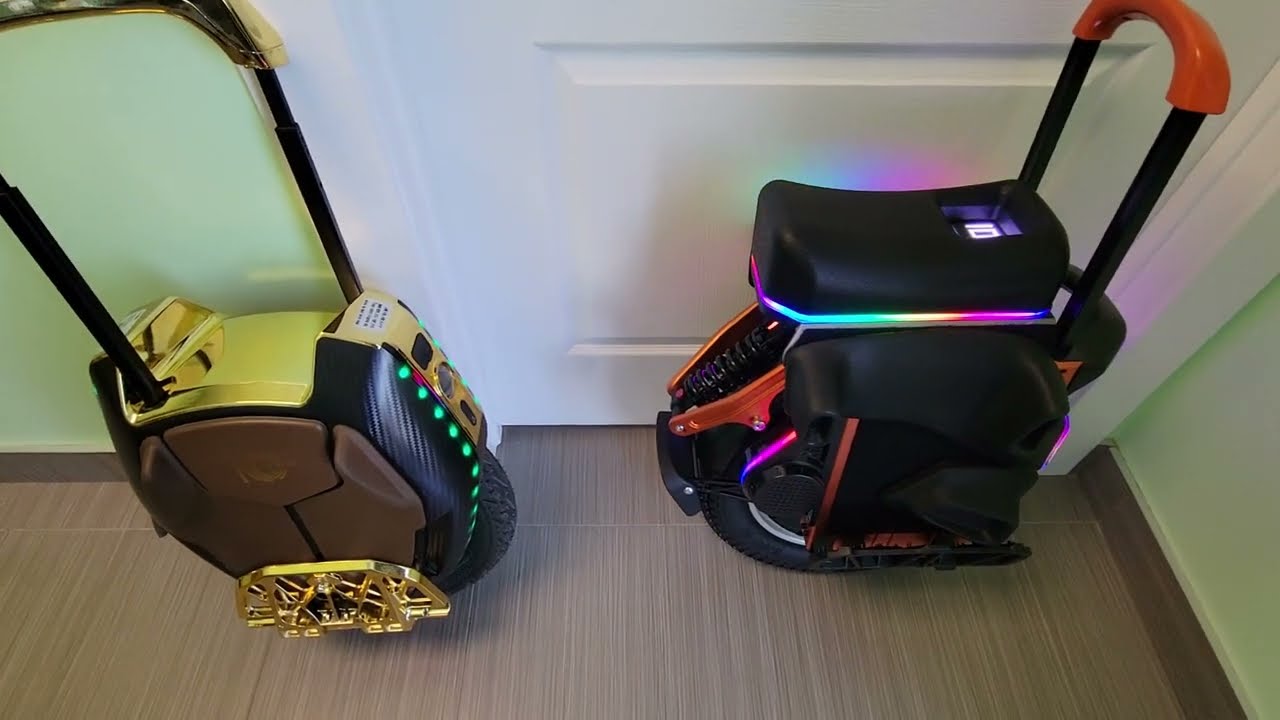KingSong King Song EUC Electric unicycle limited edition 16x vs s16pro quick comparison