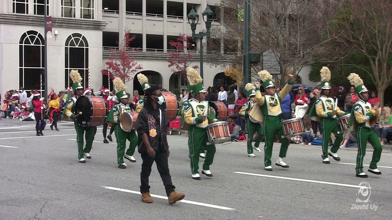 Ben L. Smith HS Marching Band in the 2021 Greensboro NC Christmas Parade