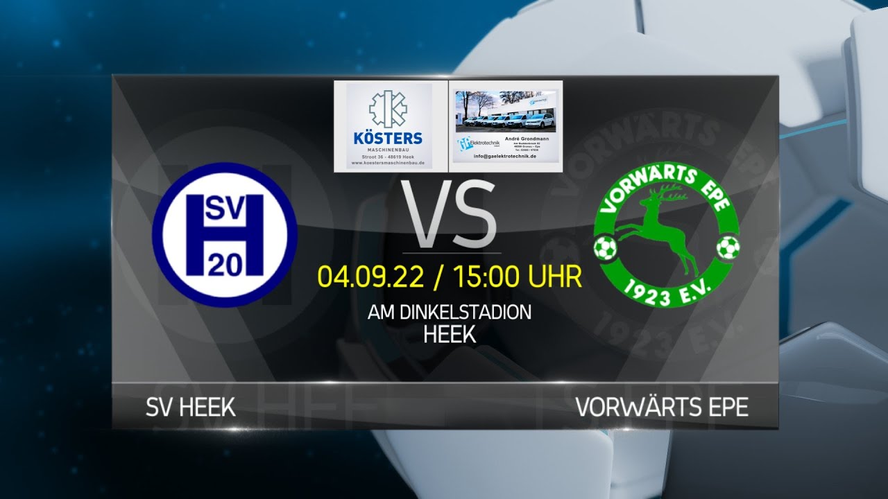 Heimspiel 22/23 - SDW#3 / Heek - Vorwärts Epe