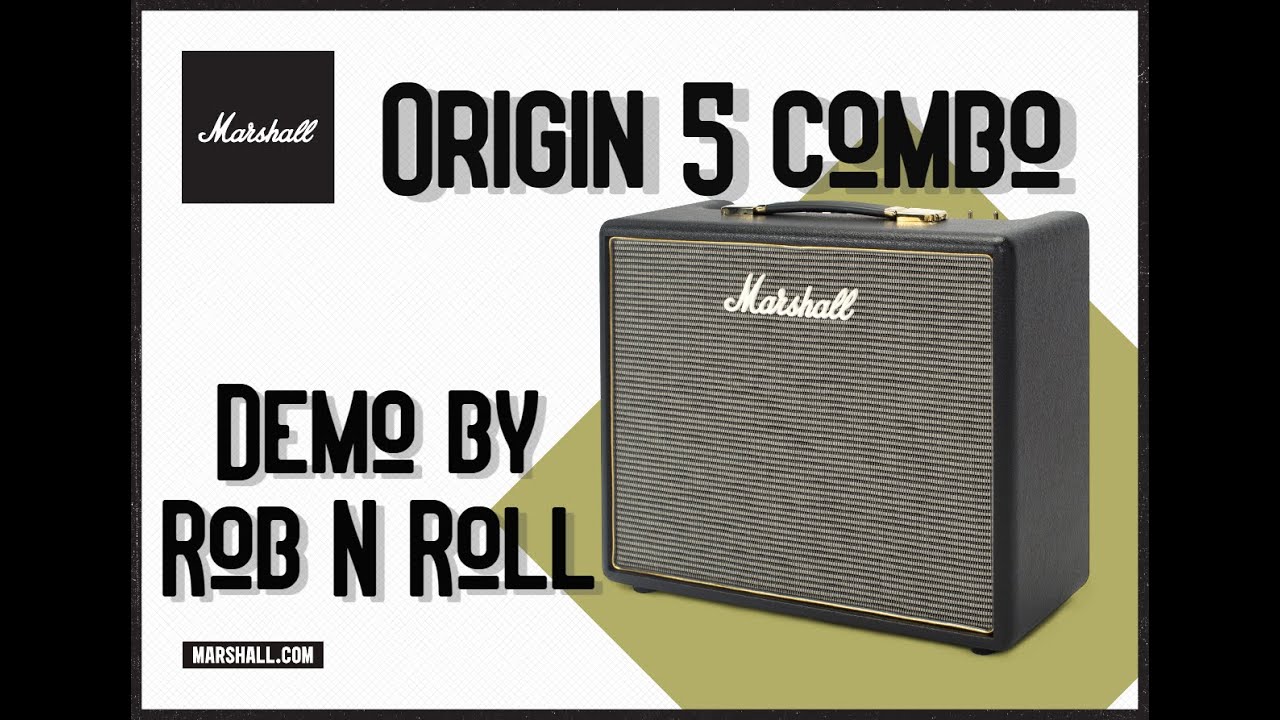 Marshall Origin 5 combo quick demo