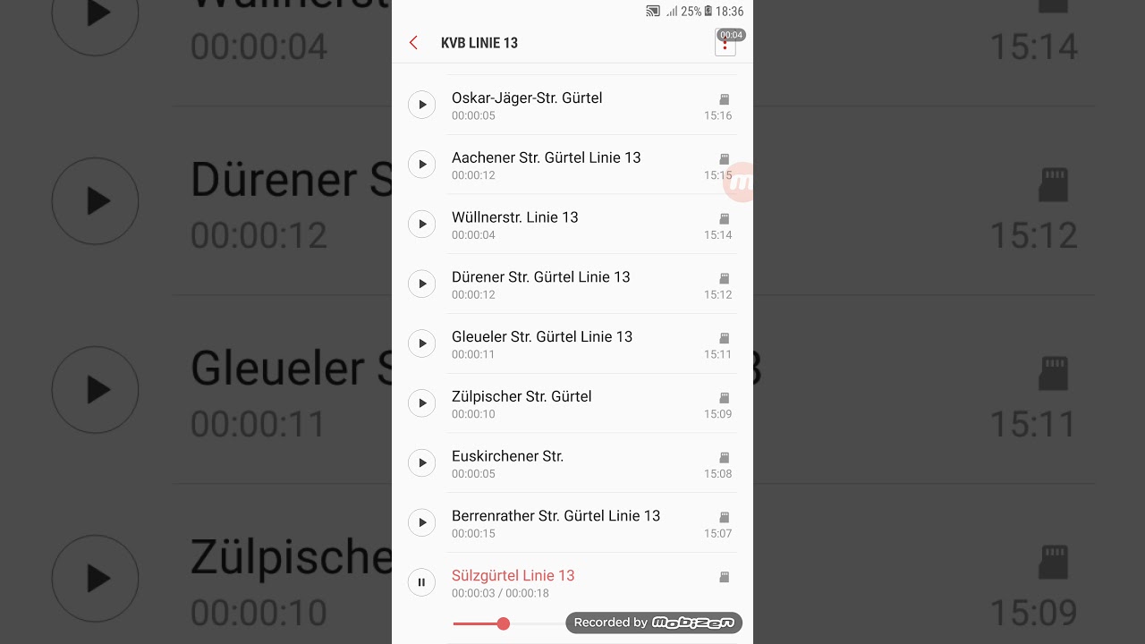 KVB Linie 13 Sülzgürtel-Holweide Vischeringstr.