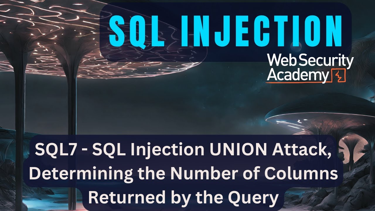 Атака SQL Union: определение количества столбцов, возвращаемых запросом