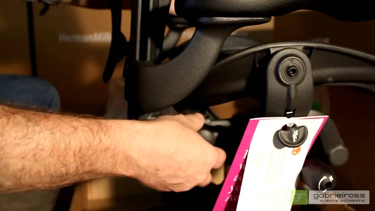 grShop com Herman Miller Aeron Chair Knock Down Assembly Video