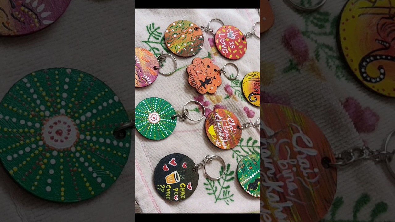mdf board key chain making #art #diy #viralvideo #artwork #diycrafts #youtubeshorts #viral