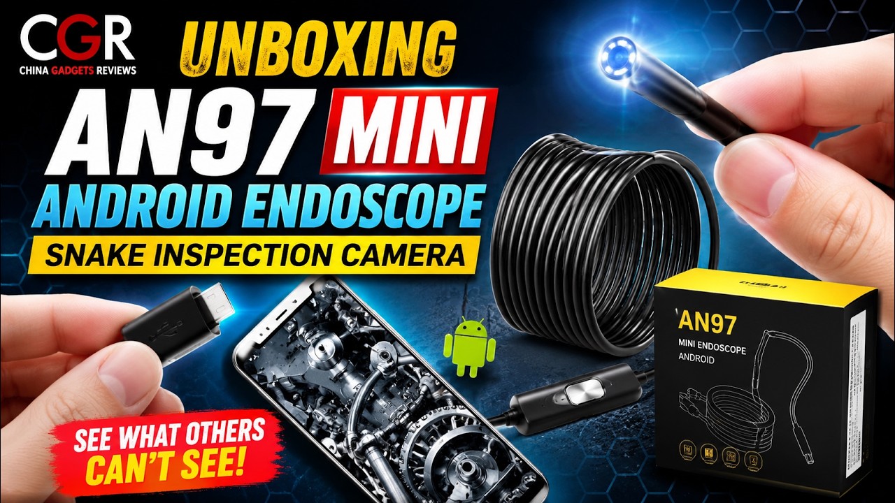 Unboxing AN97 Mini Android Endoscope Snake Inspection Camera