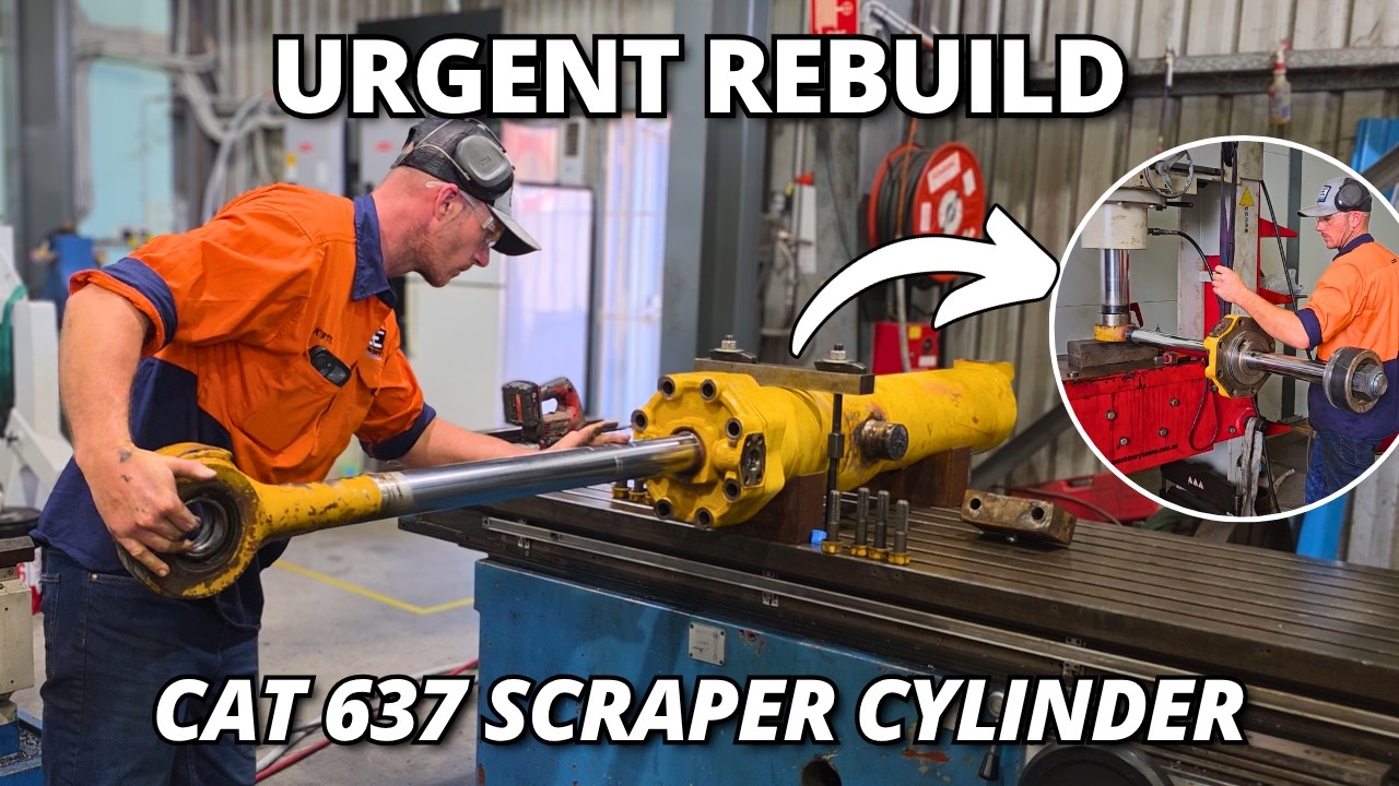 The Pressure was On for this Urgent CAT 637 Cylinder Rebuild