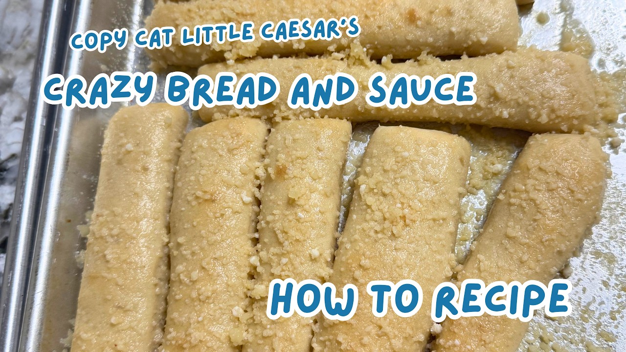 How to Make Little Caesar's Crazy Bread and Sauce at Home Copy Cat Recipe