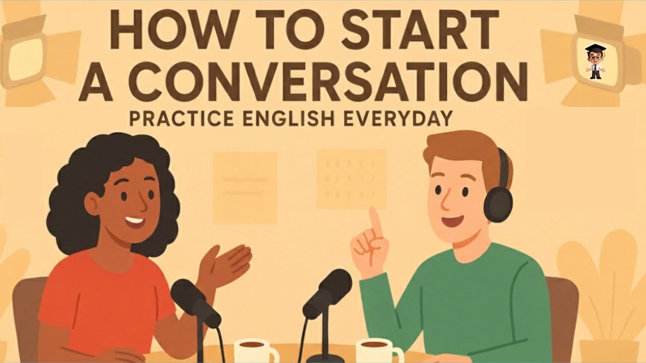 How to Start a Conversation in English | Daily English Practice (A2&ndash;B1) | English Podcast