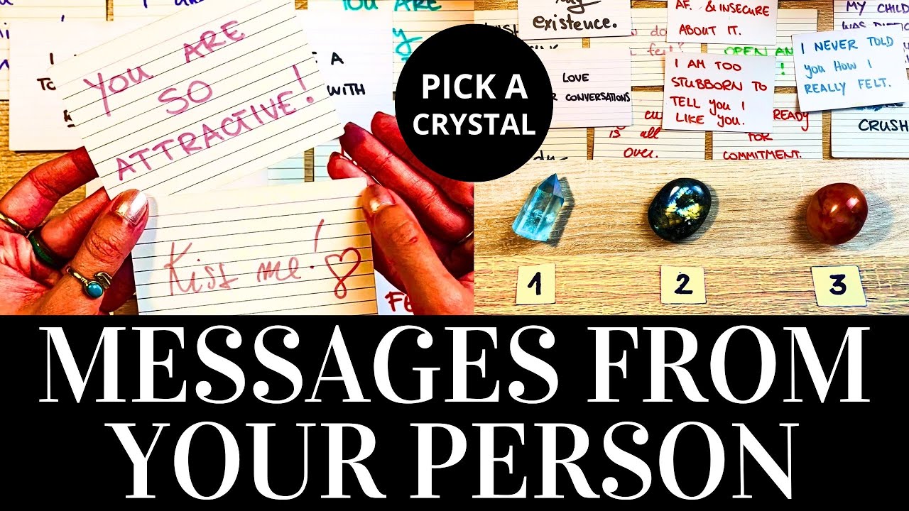PICK A CARD 🔮❤️MESSAGES FROM THE PERSON ON YOUR MIND ❤️🔮 They Want YOU to Know THIS! 🌟 Tarot Reading