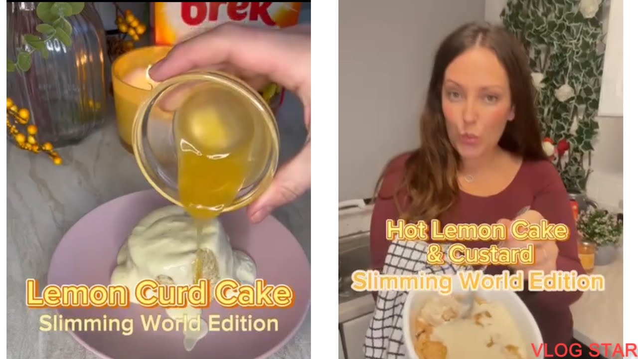 My lemon pudding ideas - Slimming world edition