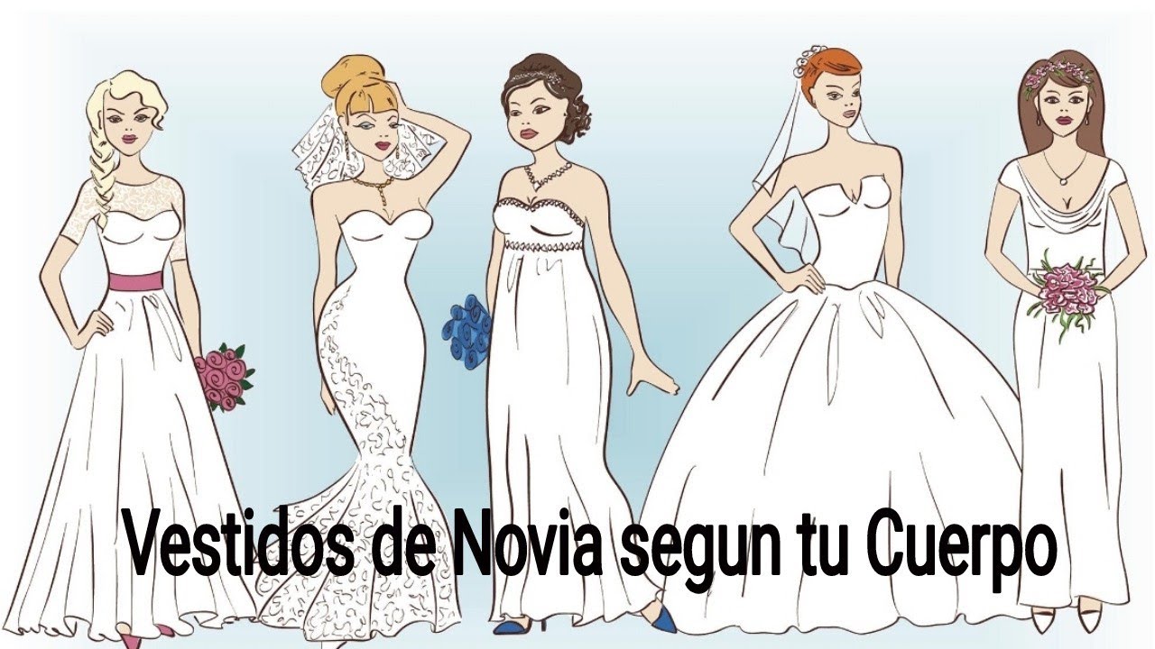 Vestido de novia segun tu tipo de cuerpo