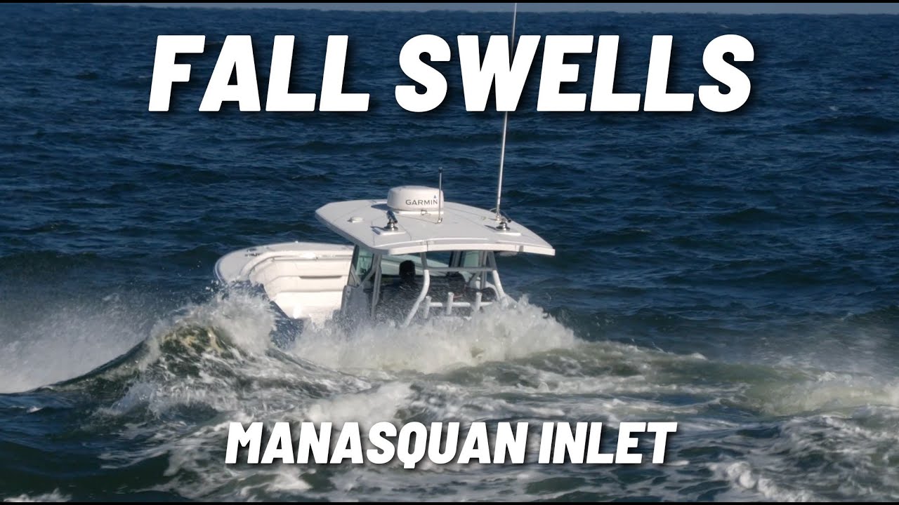 Boats vs. Fall Ocean Swells at Manasquan Inlet