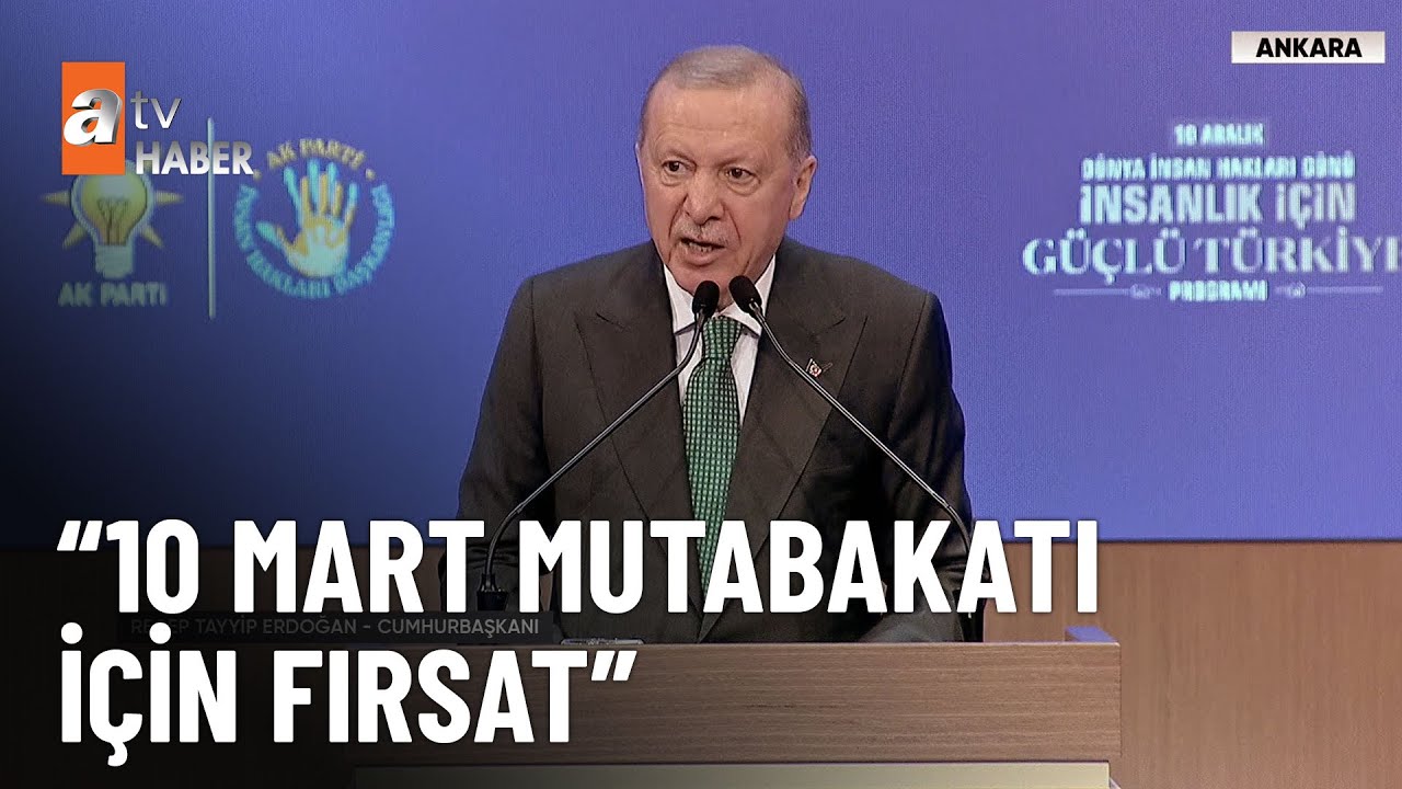Cumhurbaşkanı Erdoğan’dan 10 Mart vurgusu - atv Ana Haber 13 Ocak 2026