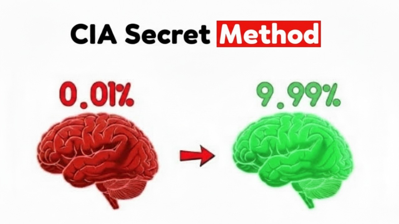 How to Speed learn anything like a CIA Spy (Easy Mode)