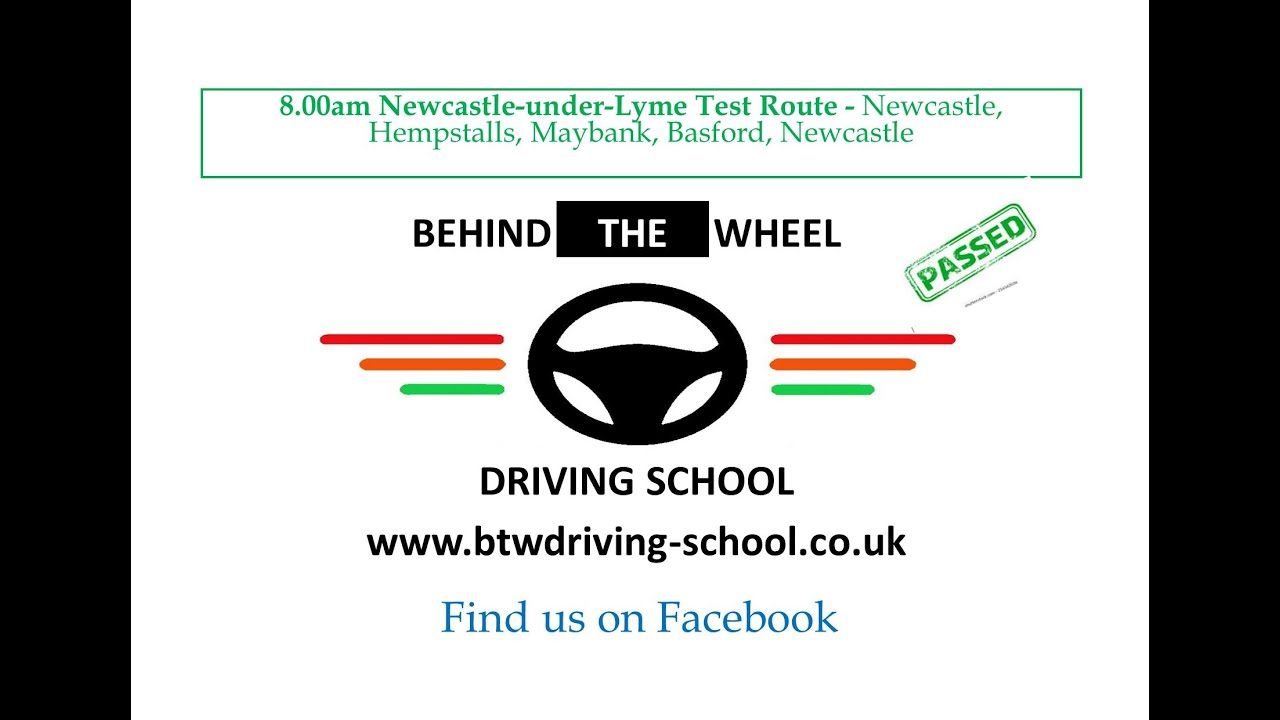 8.00am Newcastle-under-Lyme Test Route: Newcastle, Hempstalls, Maybank, Basford, Newcastle