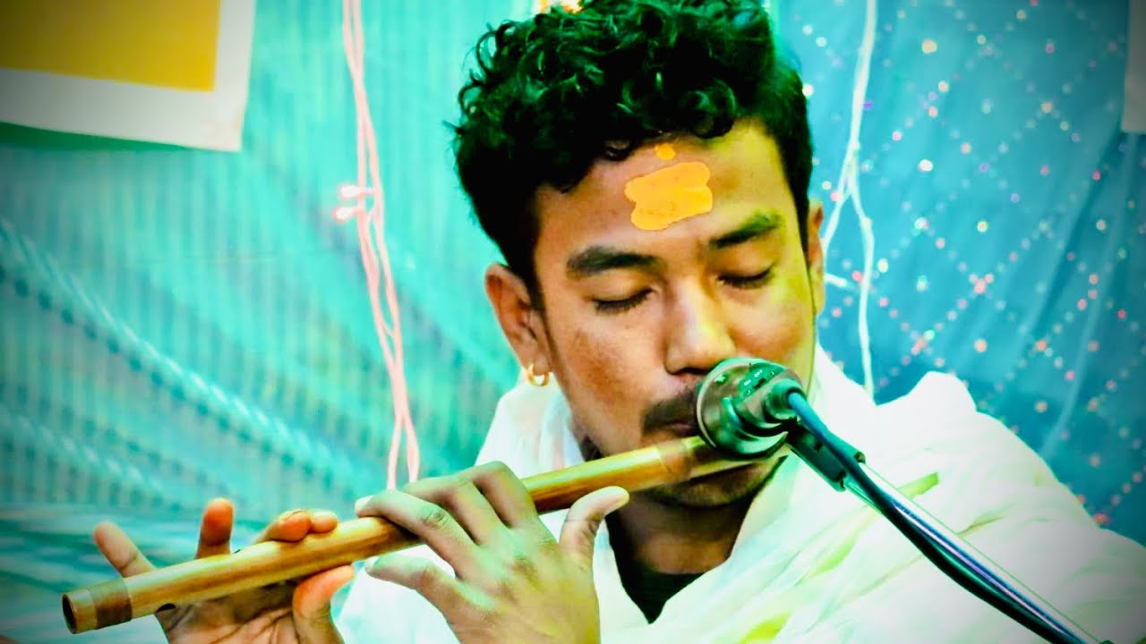Live Flute || Himal Le Dhakyo Kanchha || Phool  Manjari Le || Flute By Sujan lama