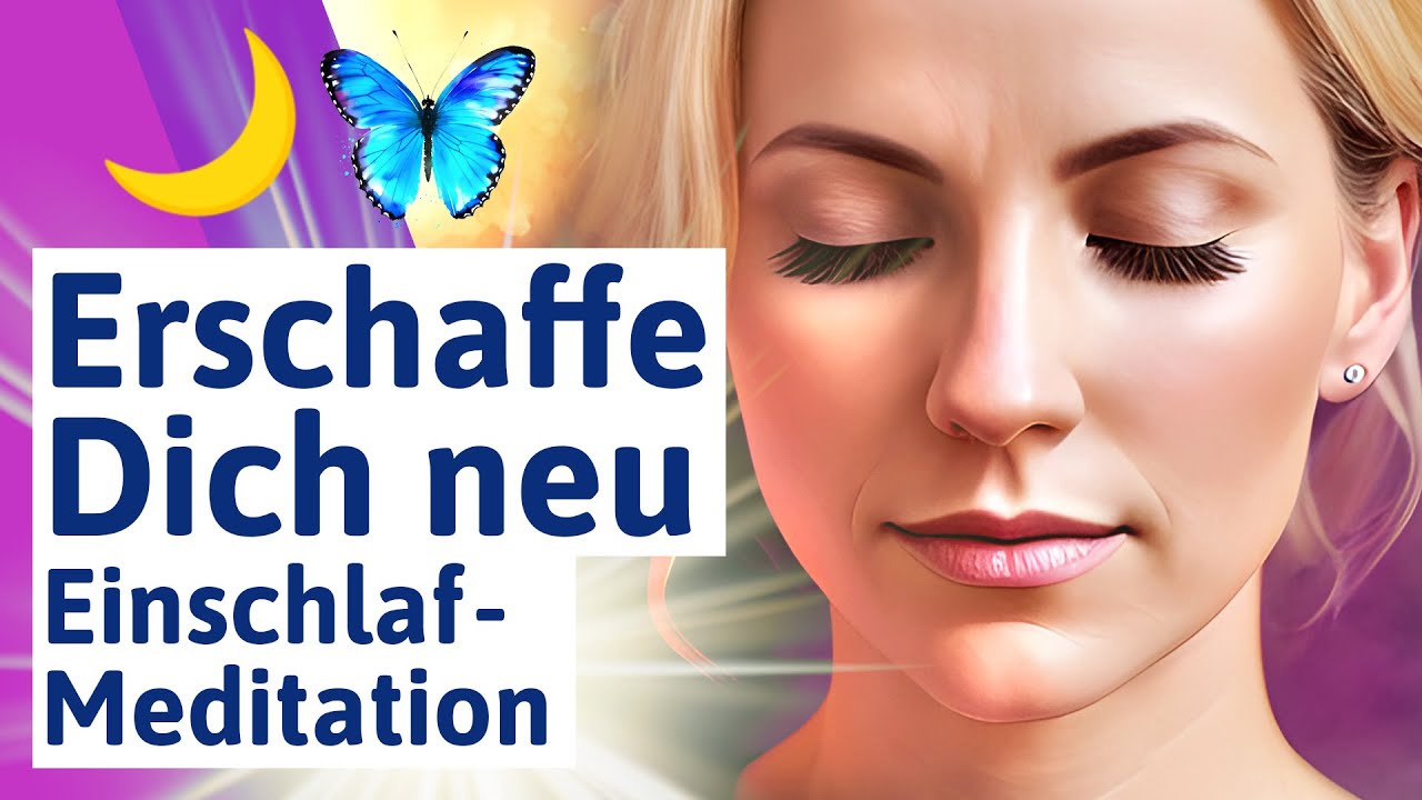 🟪 Erschaffe Dich neu Einschlaf Meditation (Visualisierung) - Bewusst werden & Manifestieren deutsch
