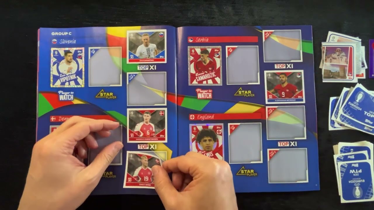 Legend Surprise!UEFA Euro 2024 Sticker Album Completion Part 7