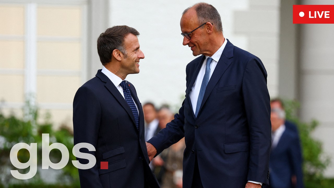 🔴LIVE: Friedrich Merz Welcomes Emmanuel Macron With Full Military Honours in Germany | AC1W