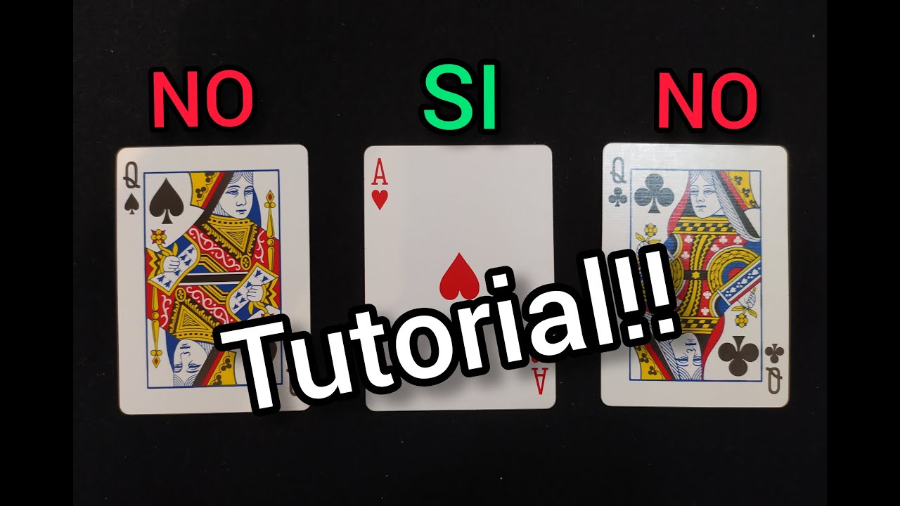 TUTORIAL GIOCO DELLE 3 CARTE!!!!