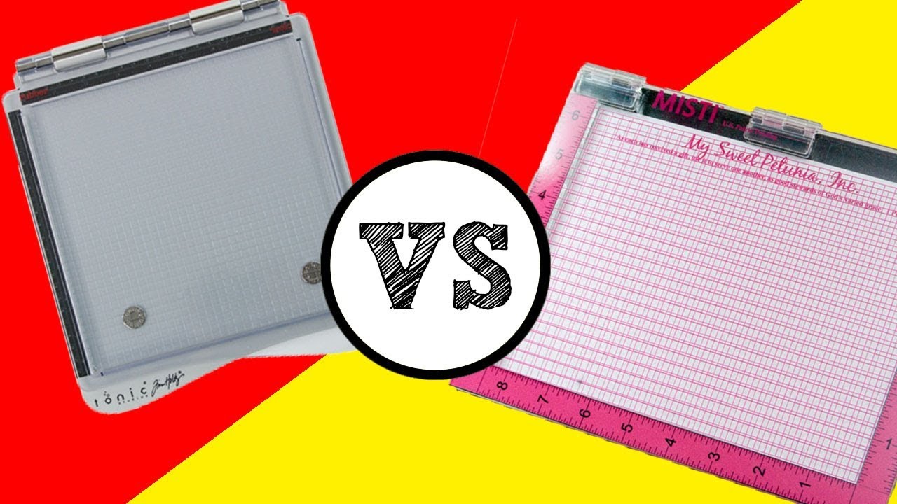 Tim Holtz Stamp Platform Vs MISTI