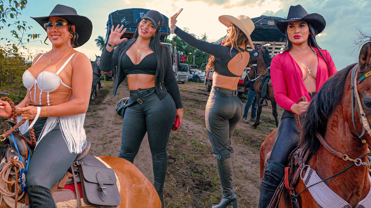 Las Mujeres Más Hermosas del Mundo Estan Aquí 🇨🇴 COLOMBIA 😍 CABALGATA Candelaria - Valle 2025 🐴