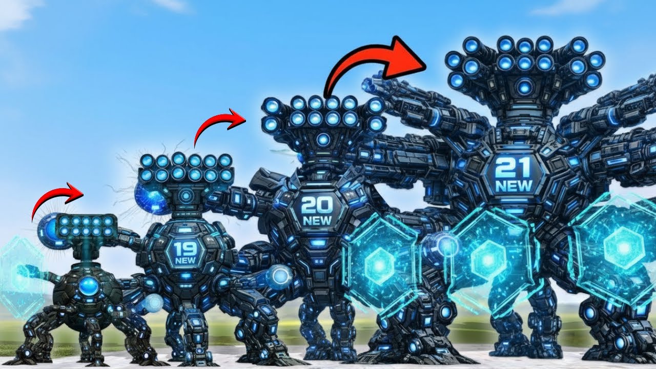 OMNIDROID V23 PHASE1  Evolution Showcase – From Small to Giant in Garry’s Mod!